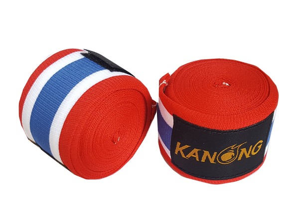 KANONG Box Bandázs : piros/fehér/Kék